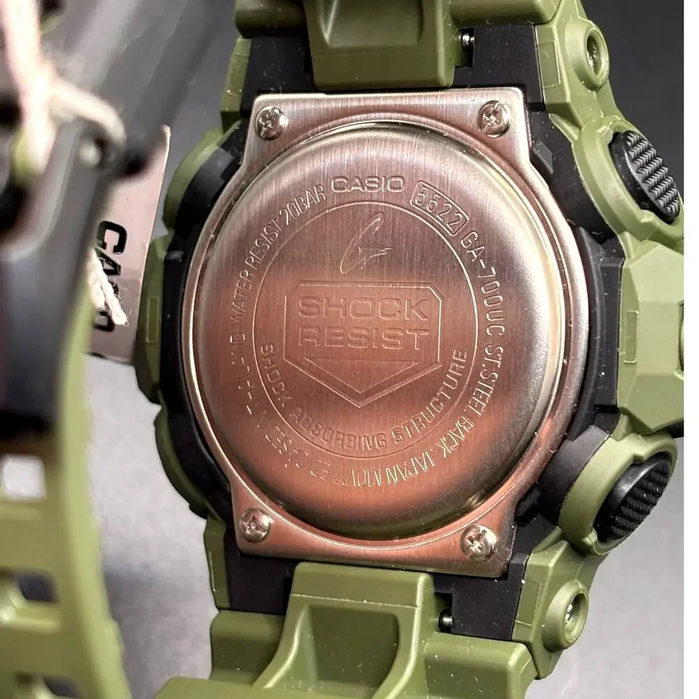 Casio G-Shock GA-700UC-3A Utility Color Olive Green Analog Digital Watch NWT
